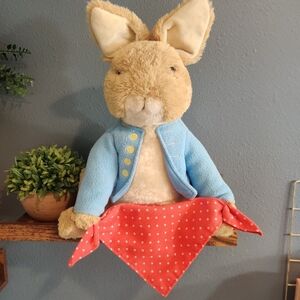 Gund Peter Rabbit Plush Peek A Boo Animated Toy Talking Interactive 11" Tested
